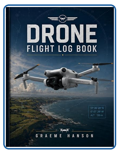 Drone Flight Log Book cover